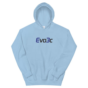 Black and Blue Logo Hoodie