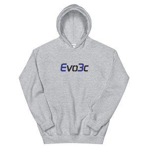 Black and Blue Logo Hoodie